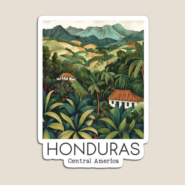 Item preview, A Vintage Travel Illustration of Honduras - Central America  designed and sold by GoodOldVintage.