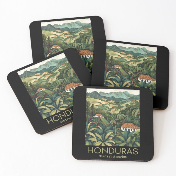 Item preview, A Vintage Travel Illustration of Honduras - Central America  designed and sold by GoodOldVintage.