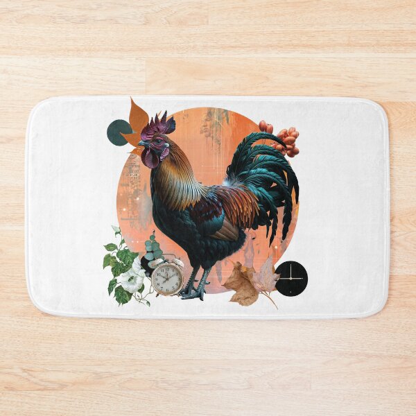 Item preview, Collage Wall Art T-shirt Design: Rooster designed and sold by ForeverPrintsOK.