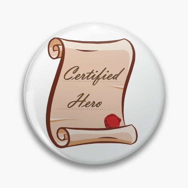 Item preview, Certified Hero Qualification Scroll designed and sold by Jovie-Patch.