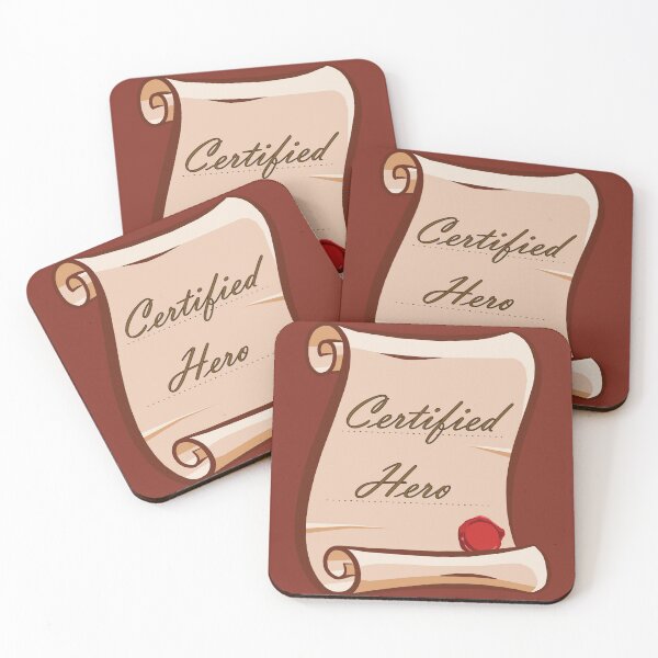 Item preview, Certified Hero Qualification Scroll designed and sold by Jovie-Patch.
