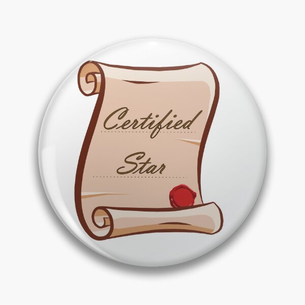 Item preview, Certified Star Qualification Scroll designed and sold by Jovie-Patch.
