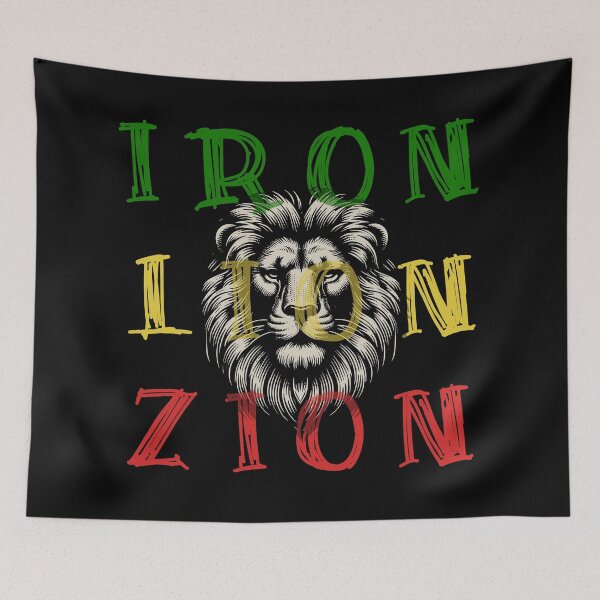 Item preview, Iron Lion Zion, Rasta Lion designed and sold by LimitedClassic.