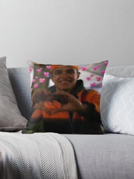 Item preview, Lando Norris heart meme print designed and sold by cceridwenx.