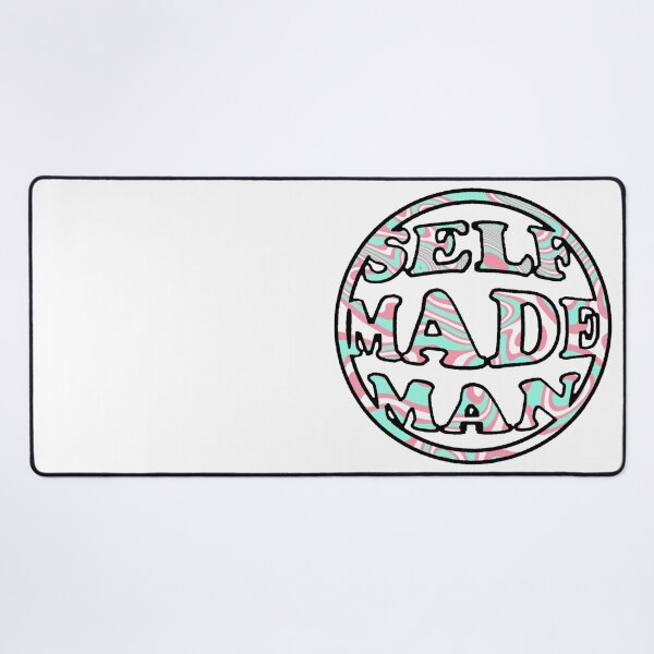 Item preview, self made man (flag letters and bold borders) designed and sold by Alphameter.