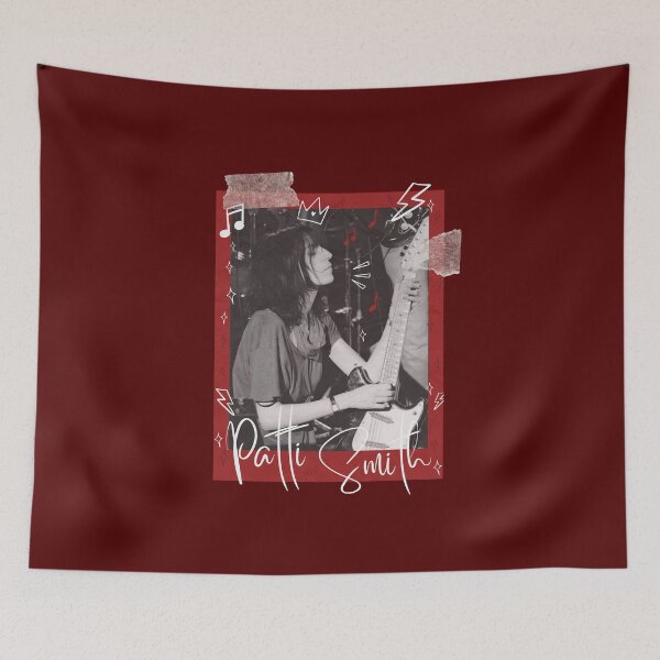 Item preview, Patti Smith scrapbook style picture designed and sold by BookLoversClubX.
