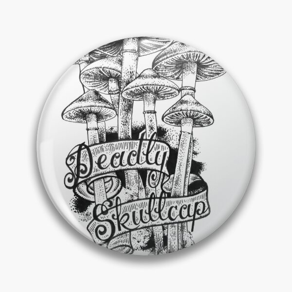 Item preview, Deadly Scullcap Mushroom (Galerina marginata) designed and sold by UnderfootStudio.