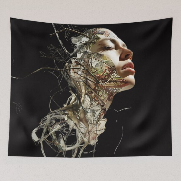 Item preview, Women's Portrait  Abstract  Art designed and sold by Obsidian Ink by Wilshire.