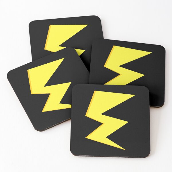 Item preview, Lightening Bolt on Black designed and sold by Whoopsidoodle.