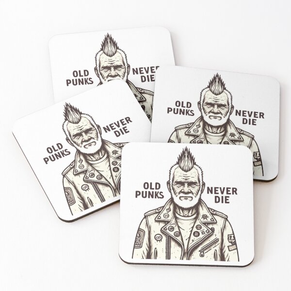 Item preview, Old Punks Never Die designed and sold by Fiona-Lynn Designs.