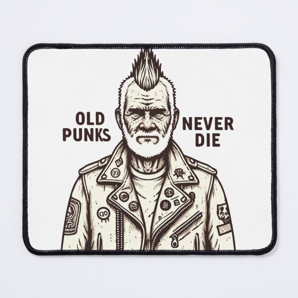 Item preview, Old Punks Never Die designed and sold by Fiona-Lynn Designs.