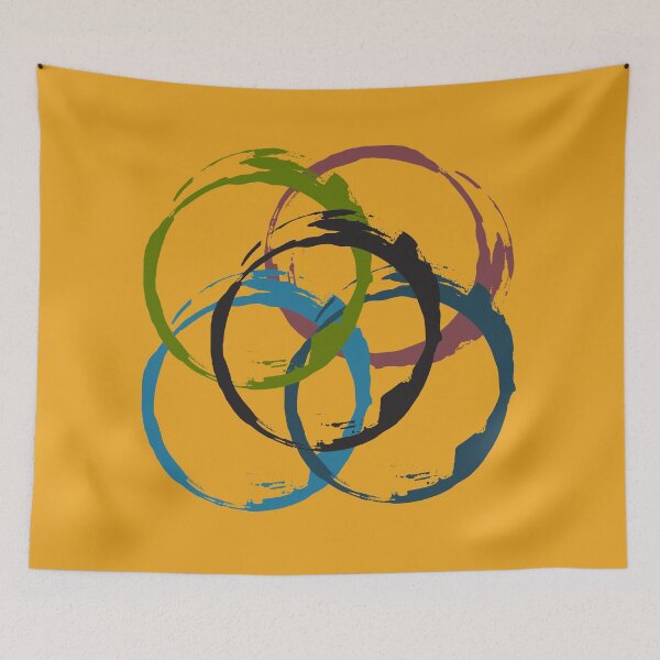 Item preview, Circle life Colorful Patterns designed and sold by Modern-Tropical.