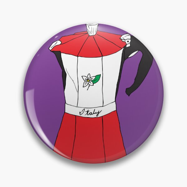 Item preview, Espresso maker on purple round. designed and sold by fabudesigns11.