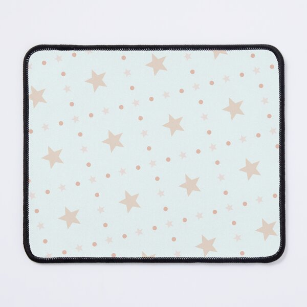 Item preview, Pink & Brown Stars Sequenced Light Blue Grid Pattern designed and sold by Alchemy-A-La-G.