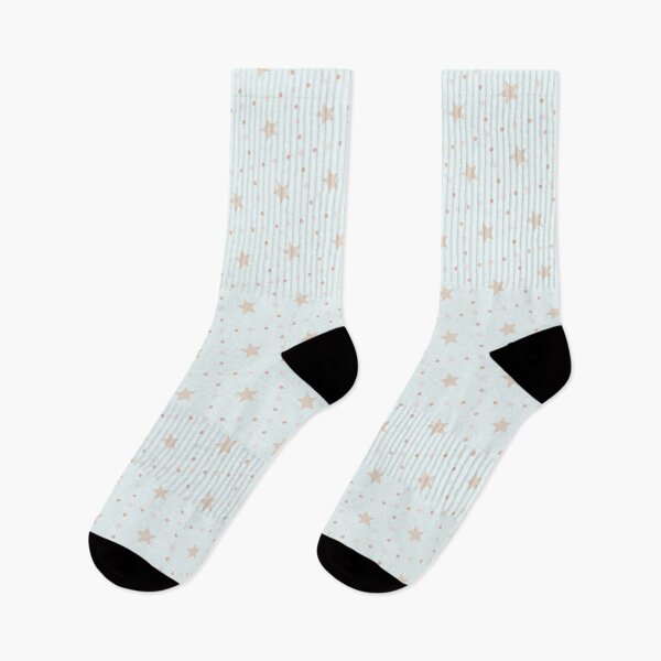 Item preview, Pink & Brown Stars Sequenced Light Blue Grid Pattern designed and sold by Alchemy-A-La-G.