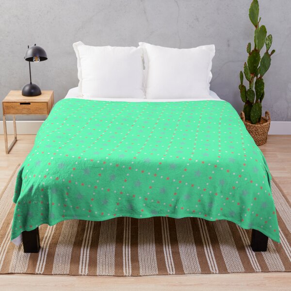 Item preview, Varying Multicolor Stars Sequenced Green Grid Parallel Pattern  designed and sold by Alchemy-A-La-G.