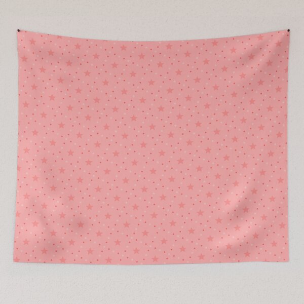 Item preview, Pink Various Stars On Rose Backdrop Grid Pattern designed and sold by Alchemy-A-La-G.