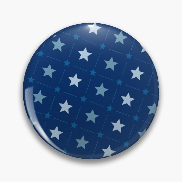 Item preview, Blue Various Stars On Navy Backdrop Grid Pattern designed and sold by Alchemy-A-La-G.