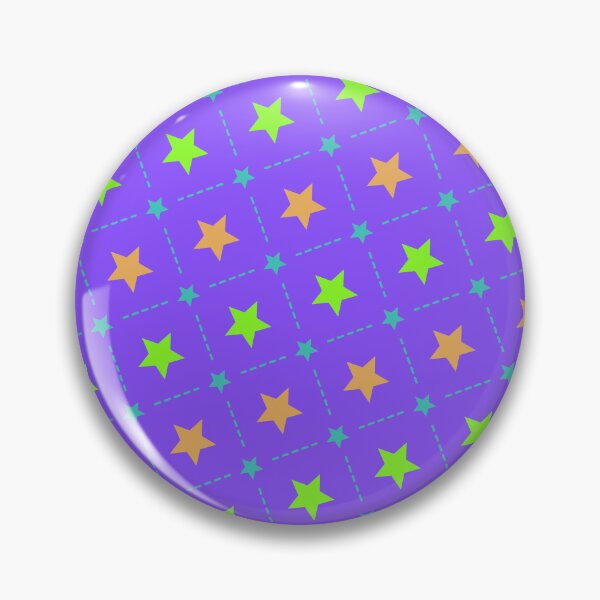 Item preview, Various Happy Colored Stars On Purple Grid Pattern designed and sold by Alchemy-A-La-G.