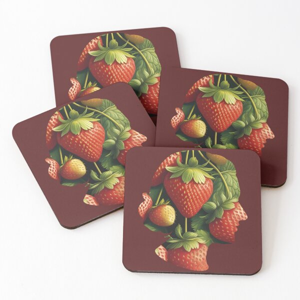 Item preview, Strawberries Chic Illustration  designed and sold by JoyPhotoArt.