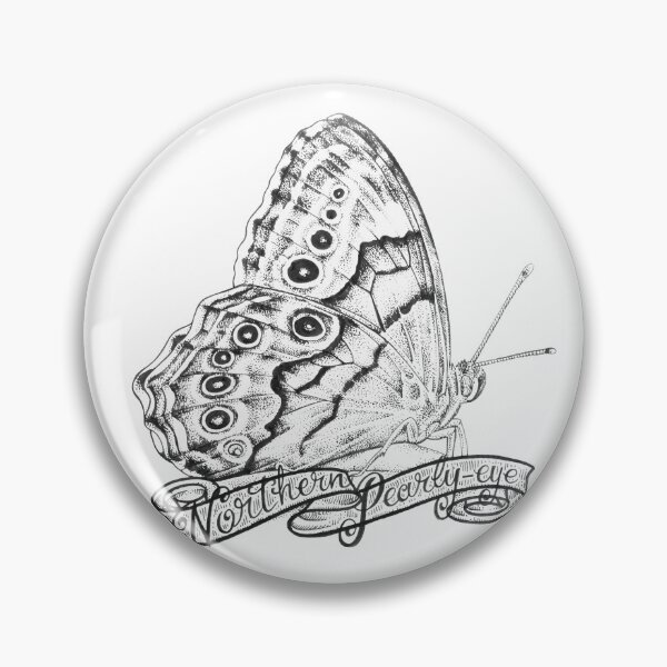 Item preview, Northern Pearlyeye (Lethe anthedon) designed and sold by UnderfootStudio.