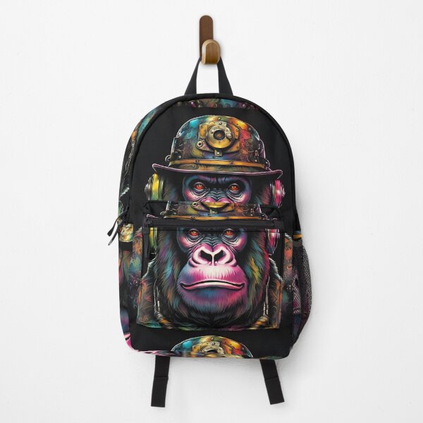 Item preview, Multi coloured tattoo steam punked Gorilla design - 1 designed and sold by Elizabeth-Banks.