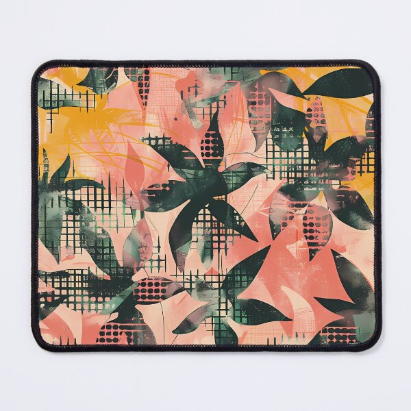 Item preview, "Tropical Acid Washed Houndstooth Digital" designed and sold by Art-Vortex-fr.