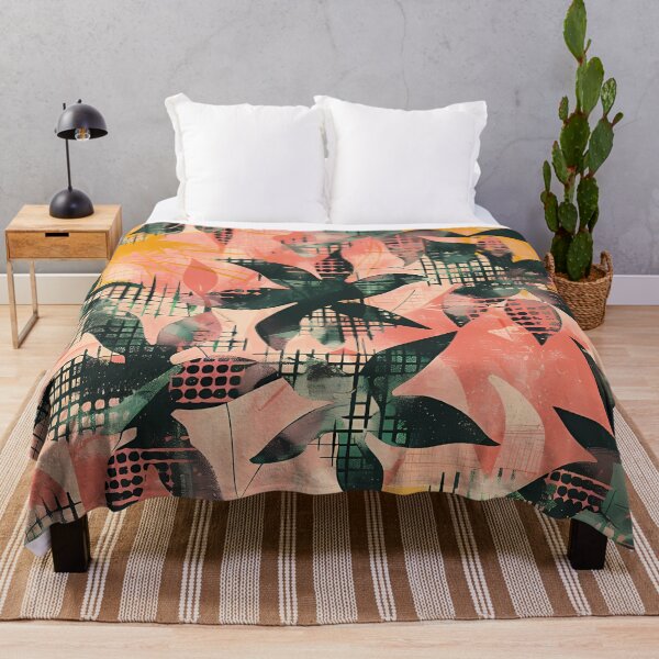 Item preview, "Tropical Acid Washed Houndstooth Digital" designed and sold by Art-Vortex-fr.