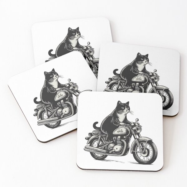 Item preview, Biker cat designed and sold by Superponey.