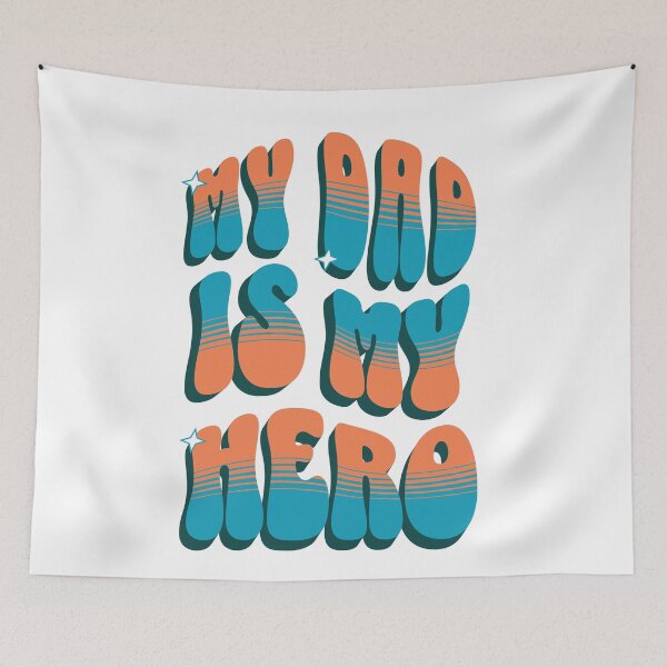 Item preview, My dad is my hero designed and sold by BritishDelights.