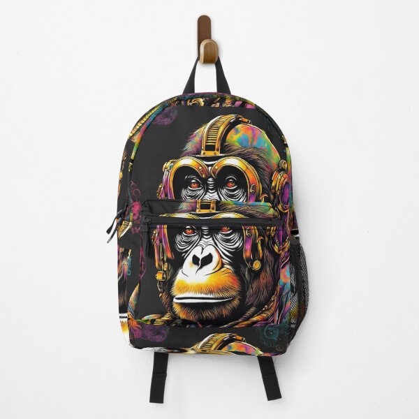 Item preview, Multi coloured tattoo steam punked Gorilla design - 2 designed and sold by Elizabeth-Banks.