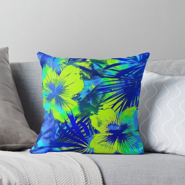 Item preview, “Honolulu Blue and Neon Green Acid Weather” designed and sold by Art-Vortex-fr.