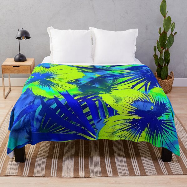 Item preview, “Honolulu Blue and Neon Green Acid Weather” designed and sold by Art-Vortex-fr.