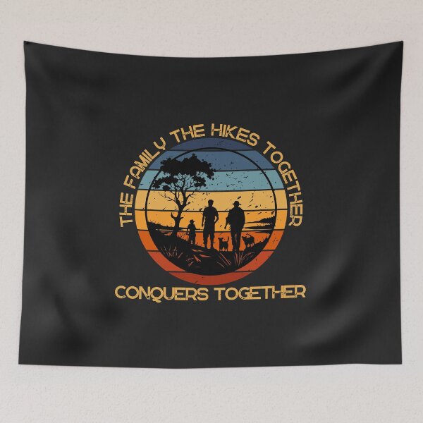 Item preview, The Family That Hikes Together TShirt designed and sold by TheHipGypsea.