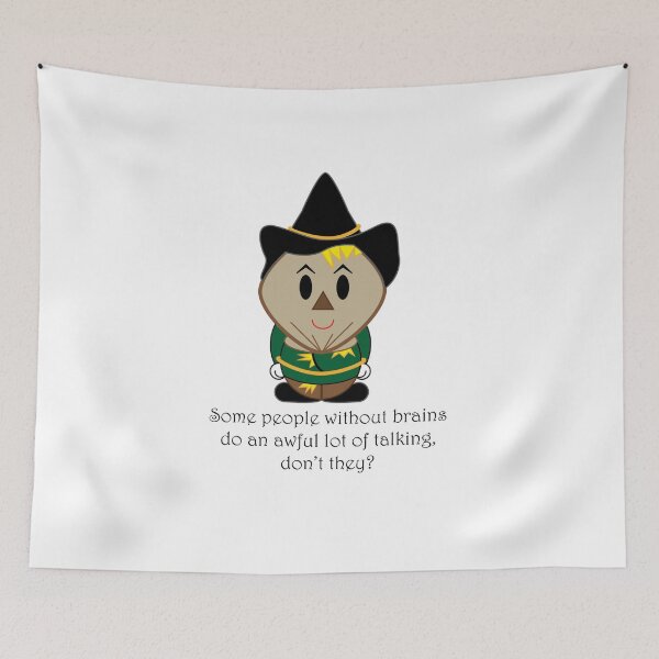 Item preview, Scarecrow - Some people without brains do an awful lot of talking, don't they? designed and sold by Clockwork-Owl.