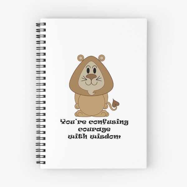 Item preview, Cowardly Lion - You're confusing courage with wisdom designed and sold by Clockwork-Owl.