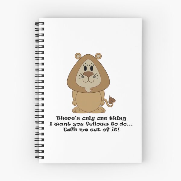 Item preview, Cowardly Lion - There's only one thing I want you fellows to do... Talk me out of it! designed and sold by Clockwork-Owl.