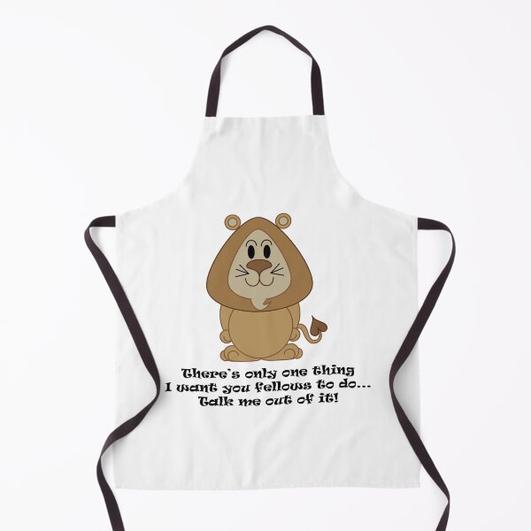 Item preview, Cowardly Lion - There's only one thing I want you fellows to do... Talk me out of it! designed and sold by Clockwork-Owl.
