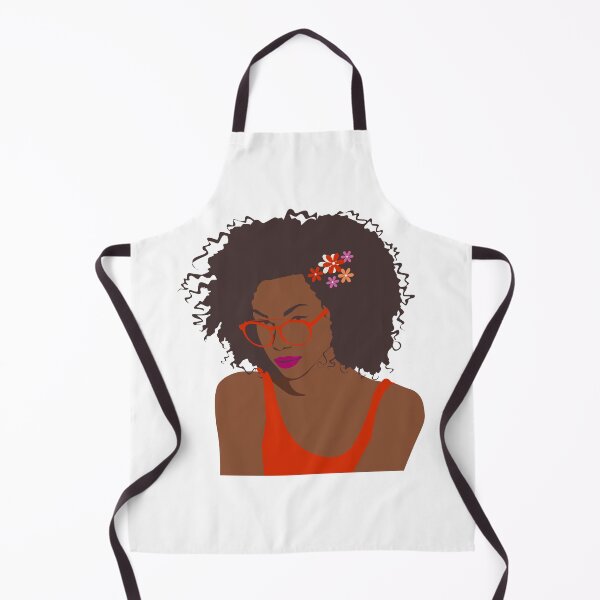 Item preview, Subtle Lesbian Pride Flag Colors Picture of Black Woman designed and sold by Kristalin Glass.