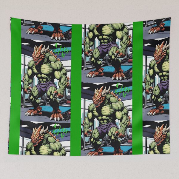 Aperçu de l'œuvre Gymnase Kaiju créée et vendue par XXArrow.