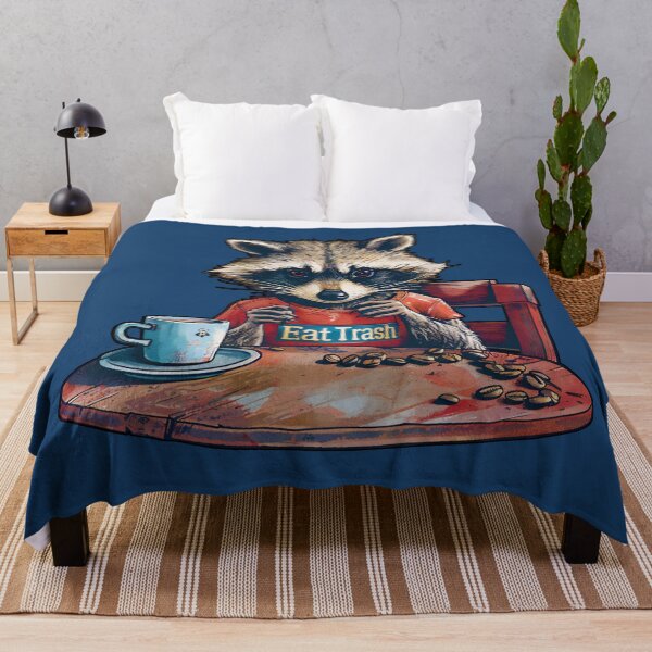 Item preview, Raccoon Having Morning Coffee designed and sold by KERaney.