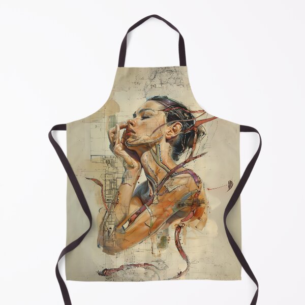 Item preview, Women's Portrait Abstract Art designed and sold by Obsidian Ink by Wilshire.