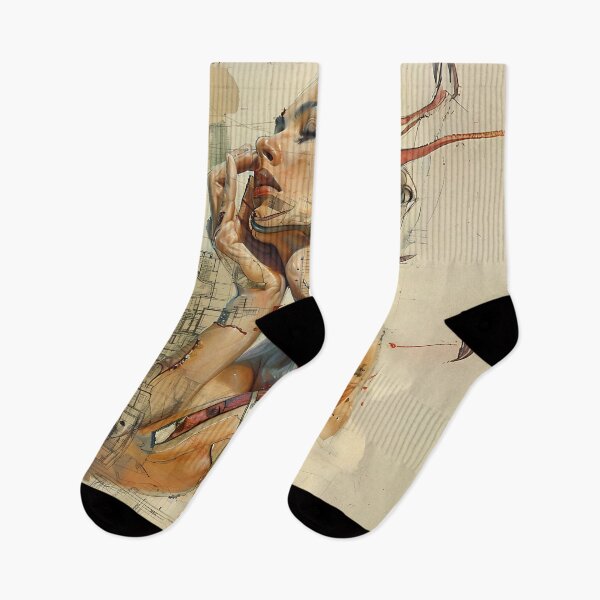 Item preview, Women's Portrait  Abstract  Art designed and sold by Obsidian Ink by Wilshire.