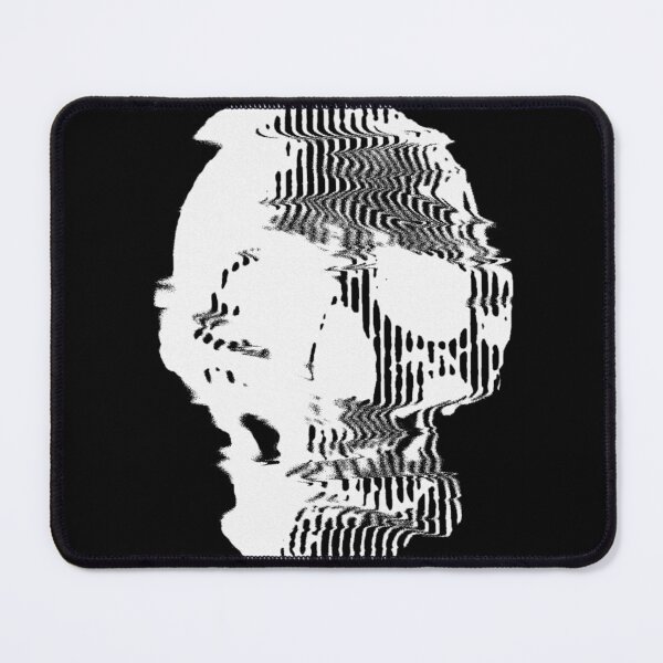 Item preview, Distorted Skull (white) designed and sold by mascarina.