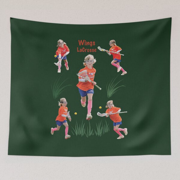 Item preview, Wings LaCrosse Player designed and sold by JillLind47.