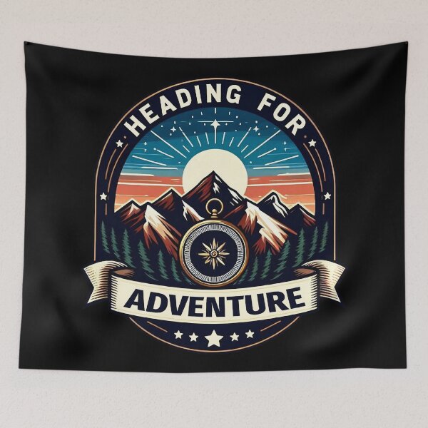 Item preview, Embark on Nature’s Trail Compass Adventure Emblem designed and sold by SportsT-Shirts.