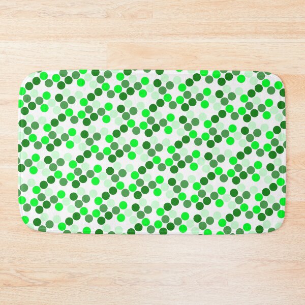 Item preview, Green Verde Dots Repeating Seamless Circle Pattern Design designed and sold by Alchemy-A-La-G.