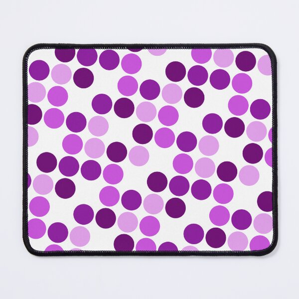 Item preview, Girly Plum Dots Repeating Seamless Circle Pattern Design designed and sold by Alchemy-A-La-G.