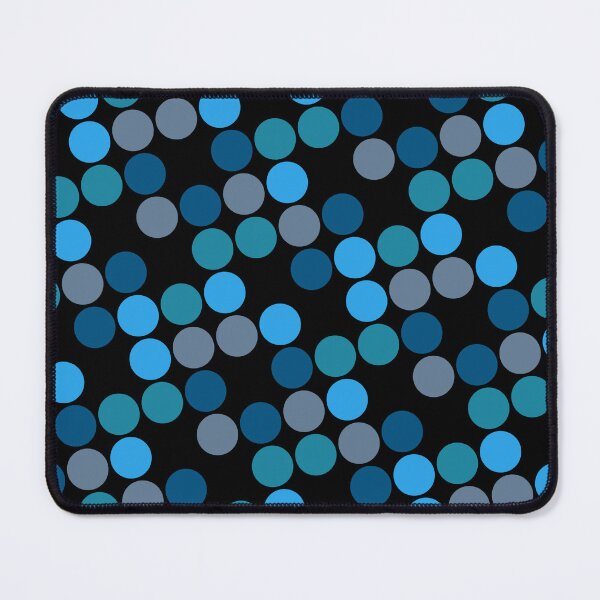 Item preview, Cool Blues Dots Repeating Seamless Circle Pattern Design designed and sold by Alchemy-A-La-G.