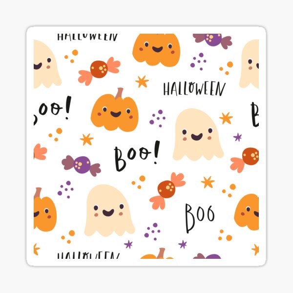 Item preview, Boo-tiful Halloween: Seamless Spooky Pattern designed and sold by hjian8219.